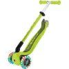 Patinete GLOBBER Go-Up Active Lights — altura ajustable, luces LED, lima