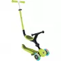 Patinete GLOBBER Go-Up Active Lights — altura ajustable, luces LED, lima