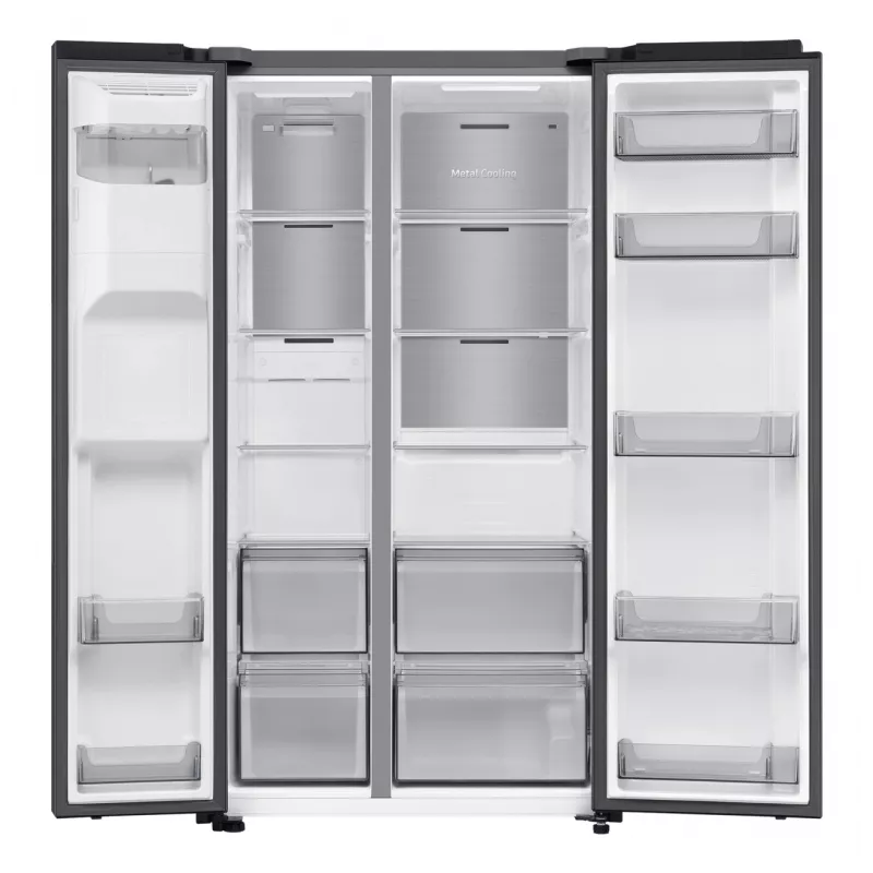 Samsung RS70F64KDF frigorífico side-by-side independiente 640 L negro