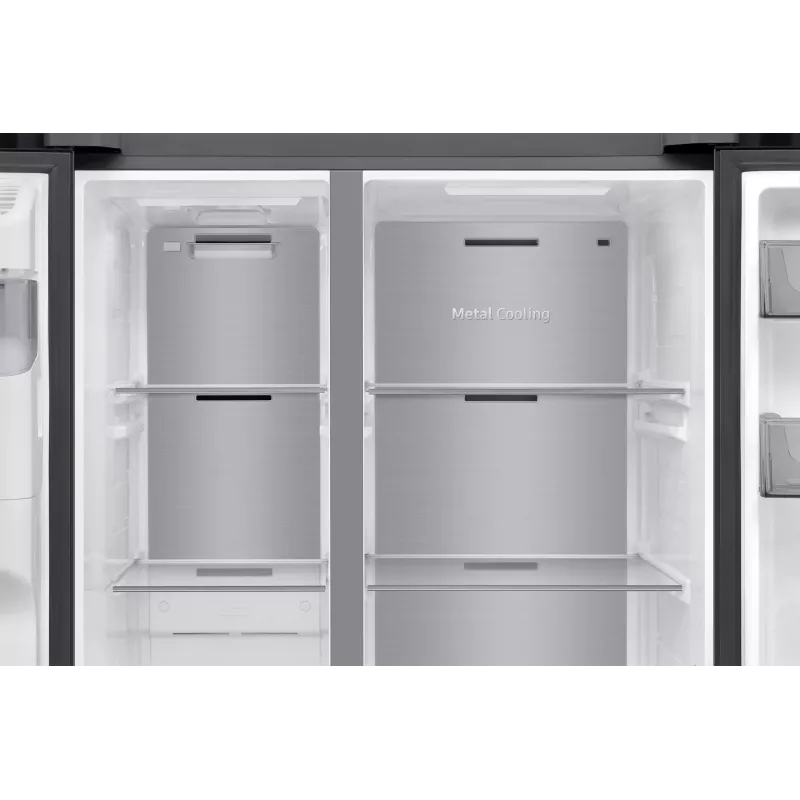 Samsung RS70F64KDF frigorífico side-by-side independiente 640 L negro