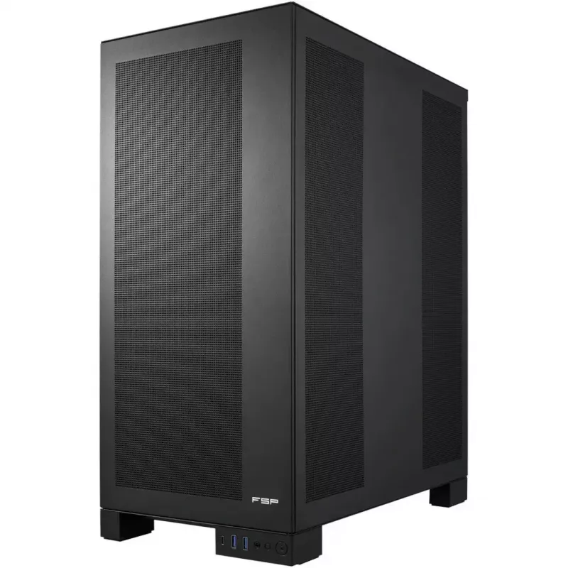 Caja de ordenador big-tower Fortron FSP U500-B en negro