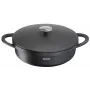 Sartén Tefal Trattoria E2187274 redonda negra aluminio 28 cm