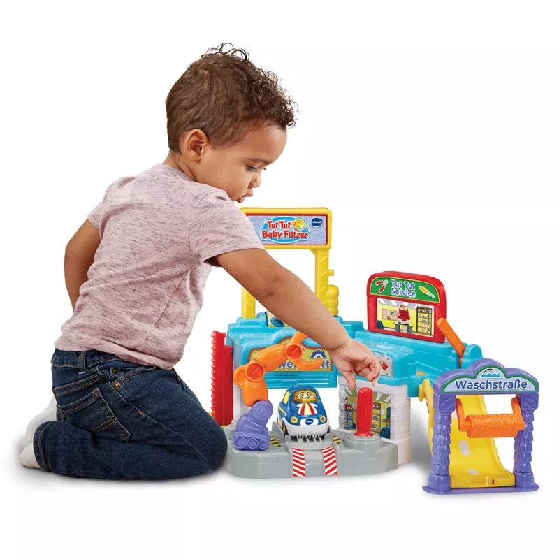 VTech Tut Tut Baby Flitzer taller de coches set de juego – vehículos de juguete interactivos