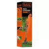 Black & Decker ST182320-QW cortabordes a batería, 18 V, 2,0 Ah Li-Ion, ancho de corte de 25 cm, con batería y cargador, naranja/negro