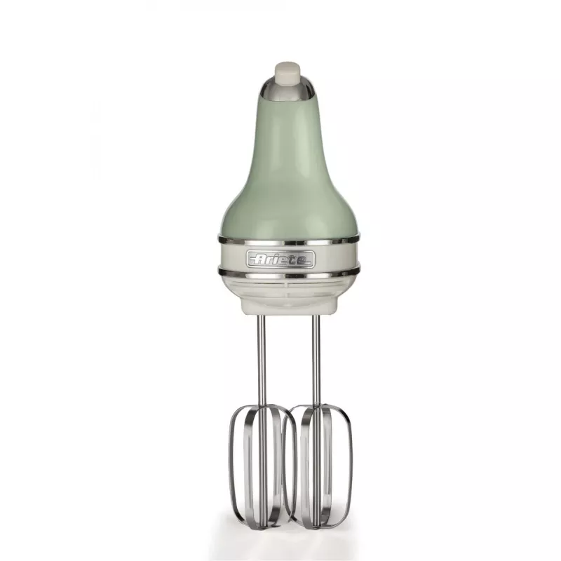 Ariete 1548 batidora Vintage, 450W, 5 velocidades, función turbo, 2 varillas, verde