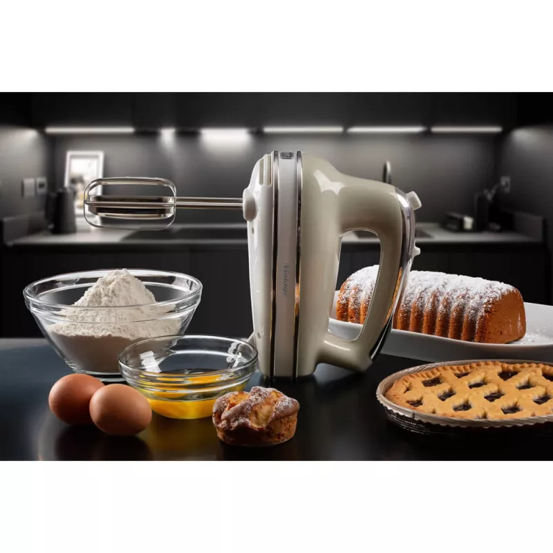 Batidora de mano ARIETE 1548CR — 450 W, beige, batidora de mano eléctrica con varillas