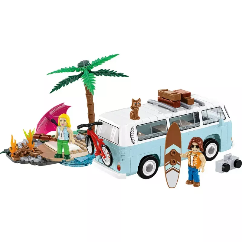 Juguete de construcción Cobi Volkswagen T2a escala 1:35 maqueta — set de bloques para coleccionistas