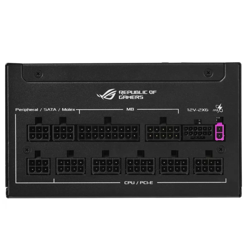 Fuente de alimentación ASUS ROG -STRIX-850P-GAMING 850 W 20+4 pin ATX ATX negra