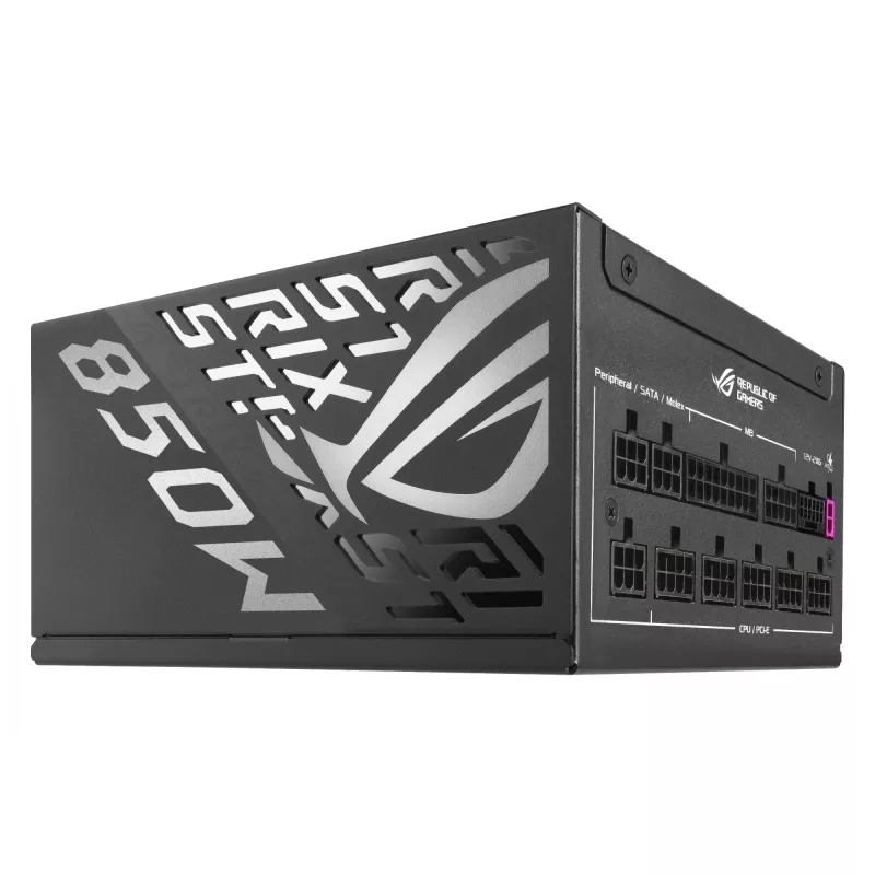 Fuente de alimentación ASUS ROG -STRIX-850P-GAMING 850 W 20+4 pin ATX ATX negra
