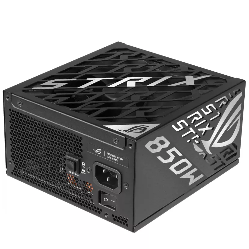 Fuente de alimentación ASUS ROG -STRIX-850P-GAMING 850 W 20+4 pin ATX ATX negra