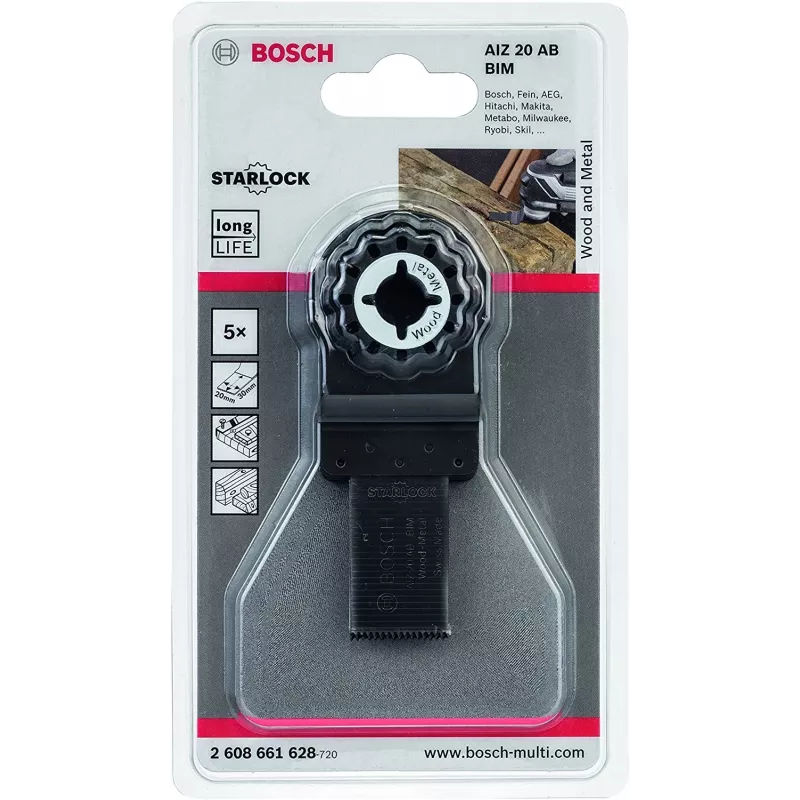 Accesorio para herramienta multifunción Bosch 2608661628 compatible con herramientas Bosch