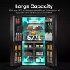 Hisense RQ760N4IFE frigorífico combi multipuerta, de libre instalación, frigorífico 345 l, congelador 232 l, dispensador de agua/hielo, 178,5 cm, clase energética E, negro