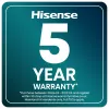 Hisense RQ760N4IFE frigorífico combi multipuerta, de libre instalación, frigorífico 345 l, congelador 232 l, dispensador de agua/hielo, 178,5 cm, clase energética E, negro