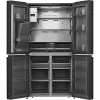Hisense RQ760N4IFE frigorífico combi multipuerta, de libre instalación, frigorífico 345 l, congelador 232 l, dispensador de agua/hielo, 178,5 cm, clase energética E, negro