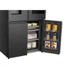 Hisense RQ760N4IFE frigorífico combi multipuerta, de libre instalación, frigorífico 345 l, congelador 232 l, dispensador de agua/hielo, 178,5 cm, clase energética E, negro