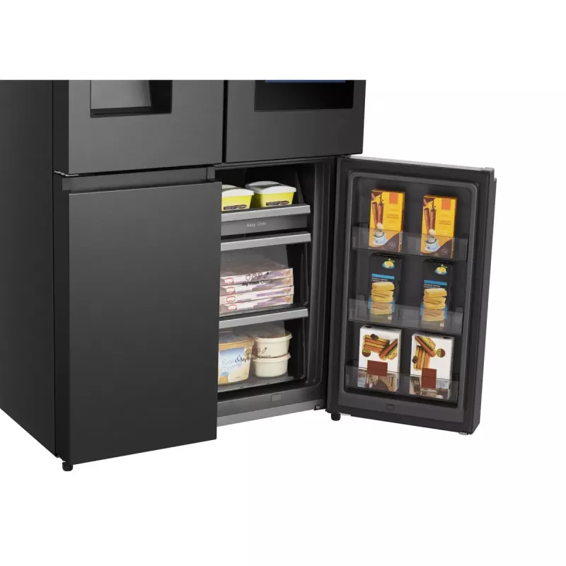 Hisense RQ760N4IFE frigorífico combi multipuerta, de libre instalación, frigorífico 345 l, congelador 232 l, dispensador de agua/hielo, 178,5 cm, clase energética E, negro