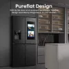 Hisense RQ760N4IFE frigorífico combi multipuerta, de libre instalación, frigorífico 345 l, congelador 232 l, dispensador de agua/hielo, 178,5 cm, clase energética E, negro