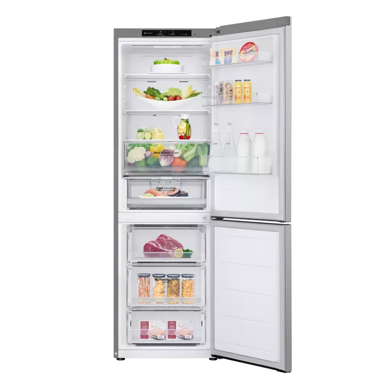 LG GBV3100CPY.APYQEUR Frigorífico combi independiente 344 L Silver