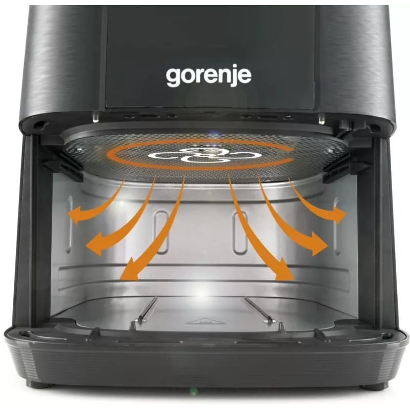 Gorenje AF1350DWB Freidora de aire individual 5,4 L de pie 1350 W Negro