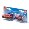 Siku Land Rover Defender con barco Modelo SUV premontado