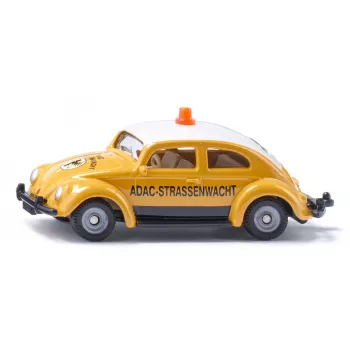 Modelo de coche clásico Usorteret VW Beetle ADAC, premontado, 78×38×29 mm