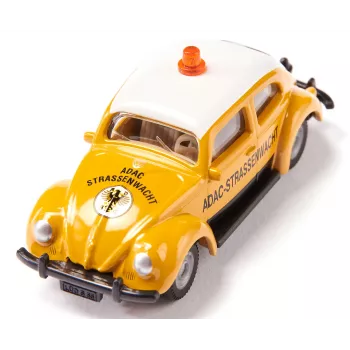 Modelo de coche clásico Usorteret VW Beetle ADAC, premontado, 78×38×29 mm