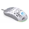 Endorfy LIV Onyx White ratón para juegos, USB, óptico