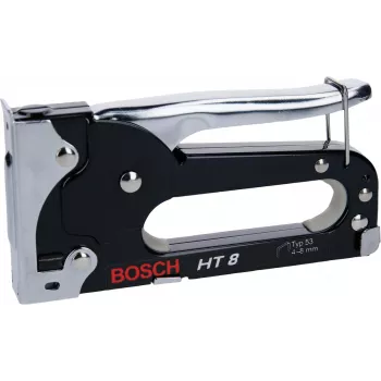 Grapadora manual Bosch 0 603 038 000 negra, acero inoxidable