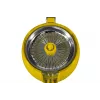 Unold 78132 Power Juicy exprimidor de cítricos eléctrico, 300 W, antigoteo, arranque/parada automático, amarillo/acero inoxidable