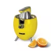 Unold 78132 Power Juicy exprimidor de cítricos eléctrico, 300 W, antigoteo, arranque/parada automático, amarillo/acero inoxidable