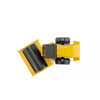 Siku MAN camión con rodillo compactador, modelo de camión/remolque, 1:87, MAN, niño/niña, metal, plástico, rojo, amarillo