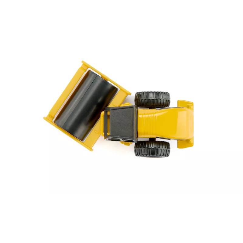 Siku MAN camión con rodillo compactador, modelo de camión/remolque, 1:87, MAN, niño/niña, metal, plástico, rojo, amarillo
