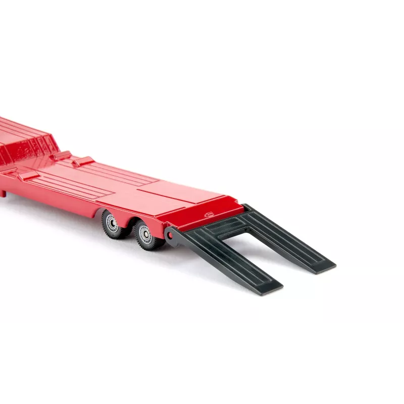 Siku MAN camión con rodillo compactador, modelo de camión/remolque, 1:87, MAN, niño/niña, metal, plástico, rojo, amarillo