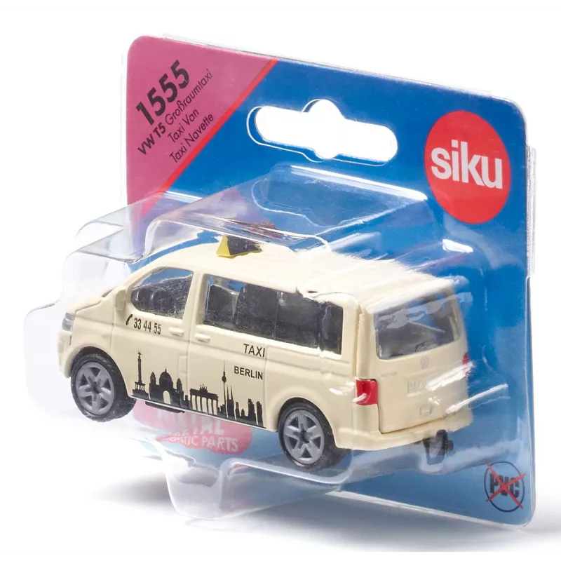 Siku VW T5 Taxi modelo de furgoneta (blíster)
