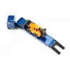 Siku MAN camión con retroexcavadora, modelo de camión/remolque, 1:87, MAN, niño/niña, metal, plástico, azul, amarillo