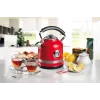 Hervidor Ariete 2854 Moderna, 2000 W, capacidad 1,7 l, 360° sin cable, sistema de apagado automático, filtro extraíble, nivel de agua visible, termómetro, rojo