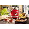 Hervidor Ariete 2854 Moderna, 2000 W, capacidad 1,7 l, 360° sin cable, sistema de apagado automático, filtro extraíble, nivel de agua visible, termómetro, rojo