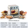 Freidora de aire y horno Ariete 4632 Vintage, 1400W, 2en1, capacidad 16L, accesorios incluidos, temporizador 60 minutos, doble cristal, azul