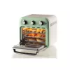 Freidora de aire y horno Ariete 4632 Vintage, 1400W, 2en1, capacidad 16L, accesorios incluidos, temporizador 60 minutos, doble cristal, verde