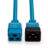 Cable alargador Lindy 2m IEC C19 a C20, azul, 2 m, conector hembra C19, conector macho C20, 250 V, 16 A