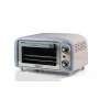 Horno eléctrico Ariete 3919 Vintage, 800 W, capacidad 10 l, doble cristal, retro, azul