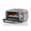 Horno eléctrico Ariete 3919 Vintage, 800 W, capacidad 10 l, doble cristal, retro, azul