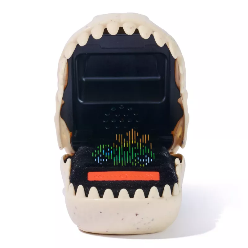 Juguete interactivo de dinosaurio Spinmaster Bitzee Jurassic World – 25 dinos en su interior, pods reactivos al tacto, pila AA, beige
