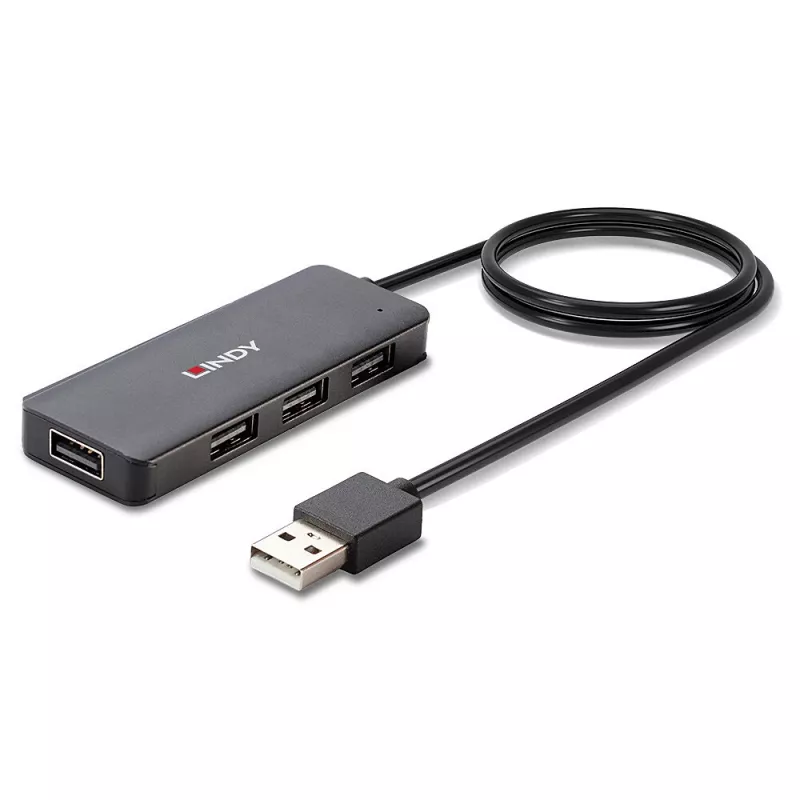 Hub USB Lindy 4 puertos USB 2.0 Hub