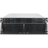 Inter-Tech IPC Storage 4U-4708 caja de servidor rack 19", 4U, 8 bahías Hot-Swap HDD de 2,5/3,5", backplane SAS 12G, E-ATX, 4 ventiladores delanteros + 2 traseros de 80 mm, negra