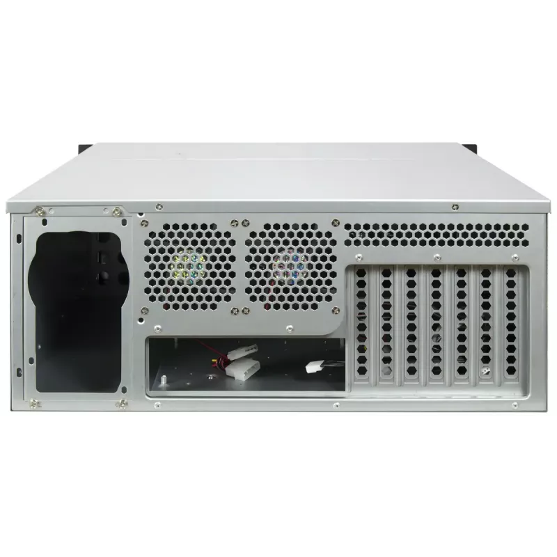 Inter-Tech IPC Storage 4U-4708 caja de servidor rack 19", 4U, 8 bahías Hot-Swap HDD de 2,5/3,5", backplane SAS 12G, E-ATX, 4 ventiladores delanteros + 2 traseros de 80 mm, negra