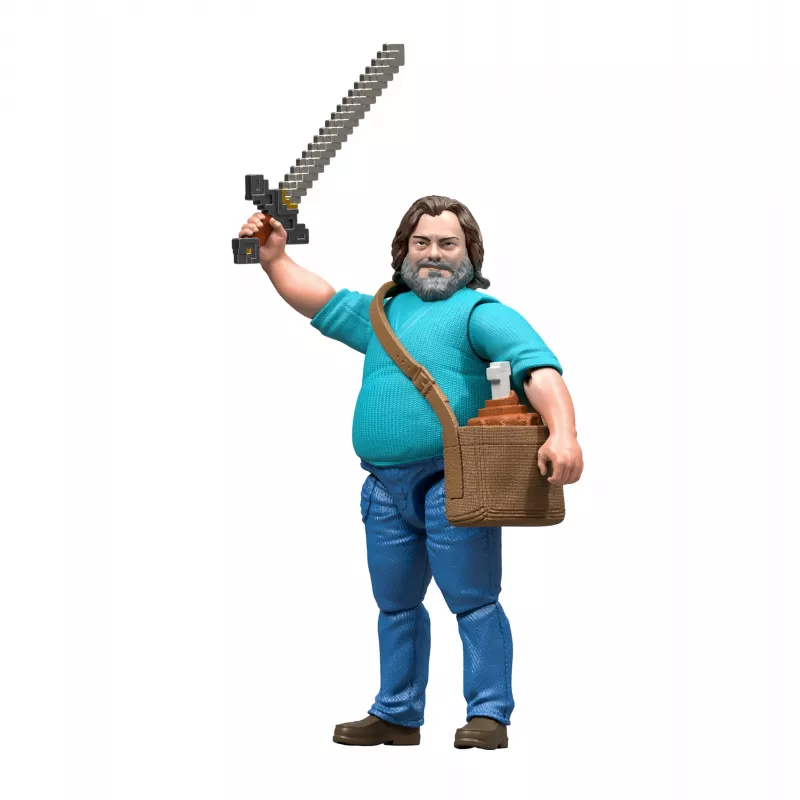 Figura de acción MATTEL Minecraft Steve con accesorios, 4 pulgadas (6+), plástico, multicolor
