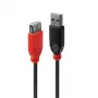 Lindy 42817 cable alargador activo USB 2.0 Slim, USB-A macho a USB-A hembra, 5 m, negro