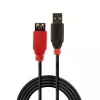 Lindy 42817 cable alargador activo USB 2.0 Slim, USB-A macho a USB-A hembra, 5 m, negro