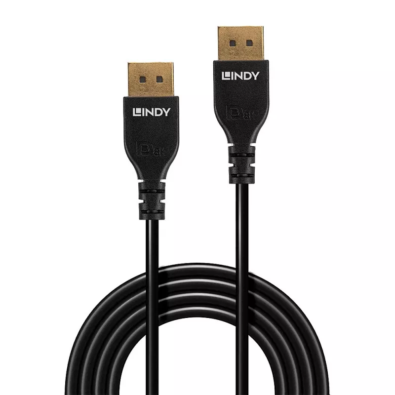Cable DisplayPort Lindy 2m fino DisplayPort 1.4